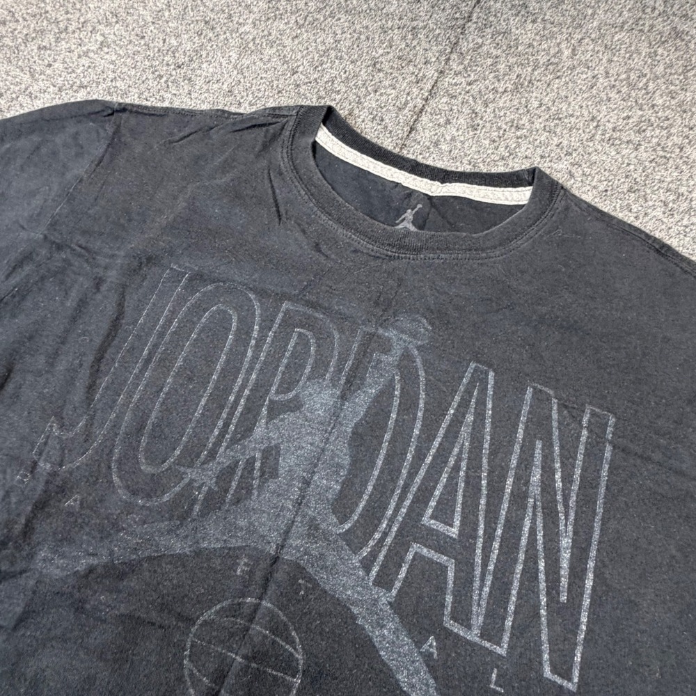 Jordan Mens Basketball Jumpman Graphic T-Shirt‎ Black Large Z39-45